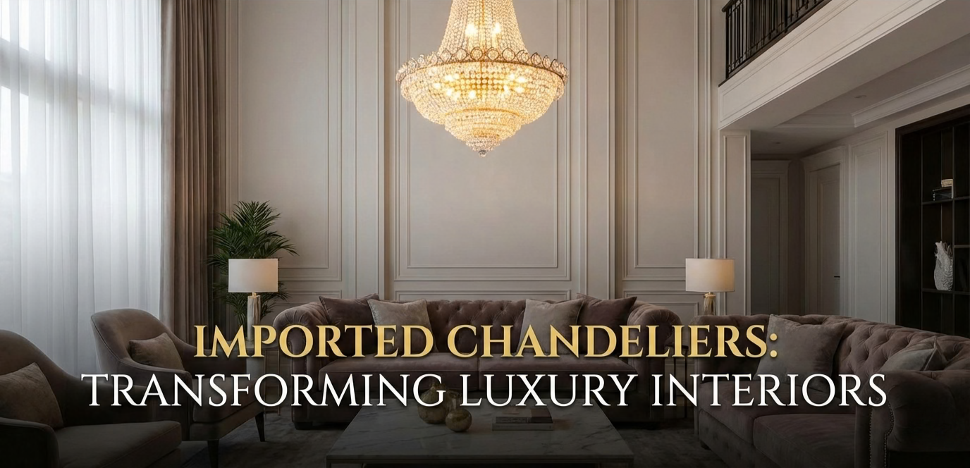  How Imported Chandeliers Transform Luxury Interiors